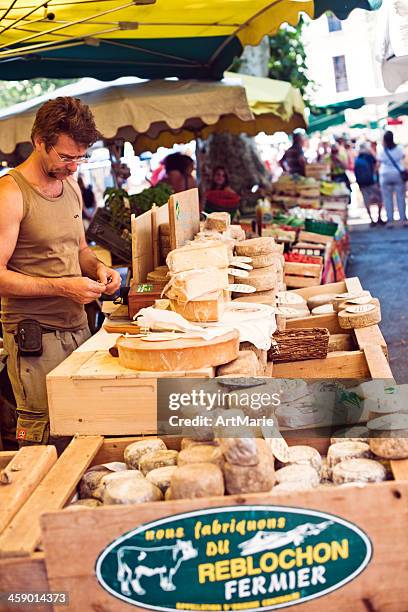 cheese seller - roquefort cheese stock pictures, royalty-free photos & images