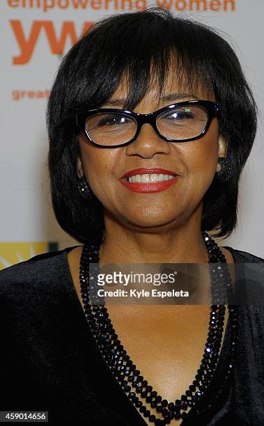 President of the Academy Of Motion Picture Arts and Sciences Cheryl Boone Isaacs attends the Greater Los Angeles YWCA Rhapsody Ball at the Beverly...