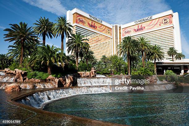 hotel mirage, las vegas, nevada, usa - mirage las vegas stock pictures, royalty-free photos & images