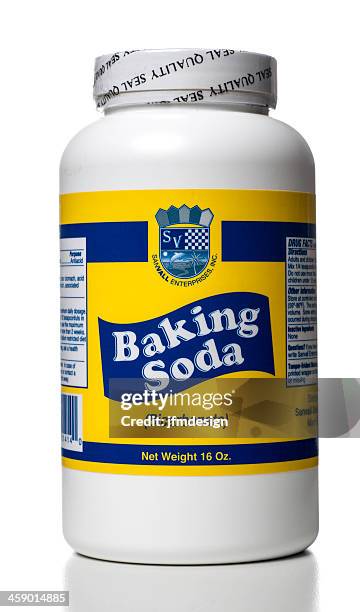 baking soda bottle - baking soda stock pictures, royalty-free photos & images