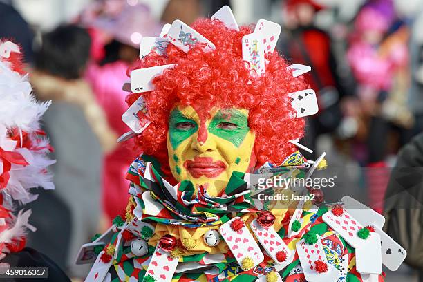 woman in carnival costume - carnaval limburg stock pictures, royalty-free photos & images