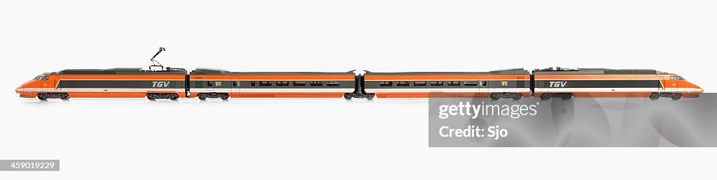 TGV scale model