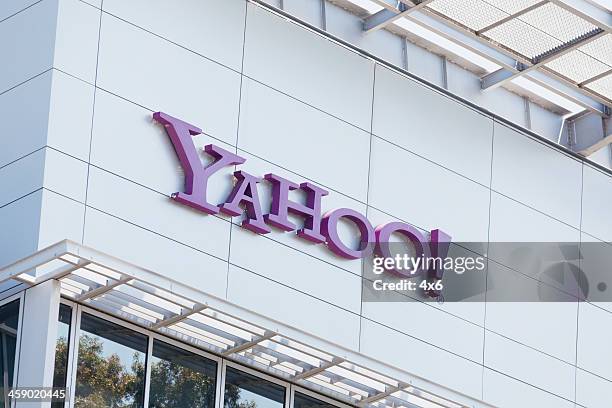 yahoo inc a sunnyvale, california, - yahoo! marchio depositato foto e immagini stock