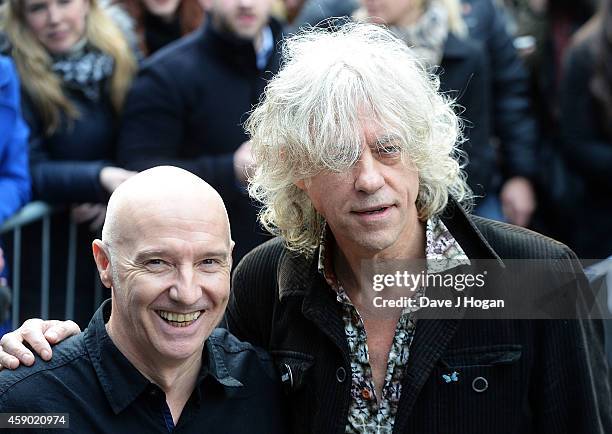 Bob Geldof Midge Ure Photos and Premium High Res Pictures - Getty Images