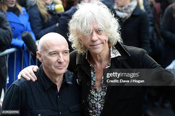 Bob Geldof Midge Ure Photos and Premium High Res Pictures - Getty Images