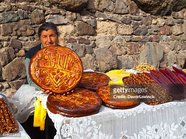armenia bread - armenian church stock pictures, royalty-free photos & images
