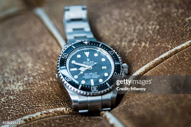 rolex seadweller deepsea montre bracelet - vintage rolex photos et images de collection