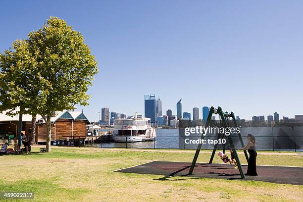 south perth morning - swan river stock pictures, royalty-free photos & images
