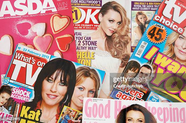 magazines - tv guide stock pictures, royalty-free photos & images