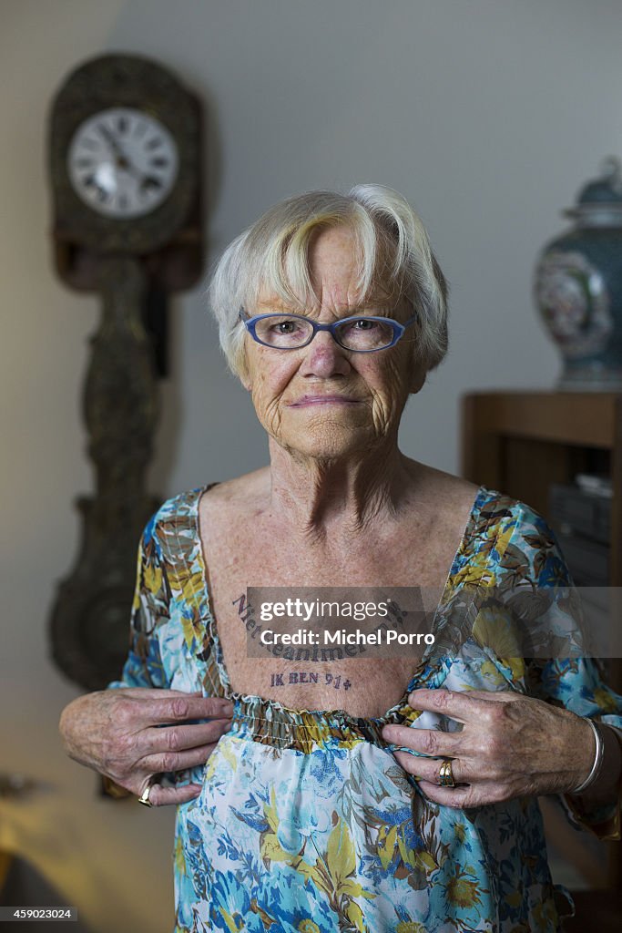Elderly Dutch Woman Has medical Instructions Tattooed