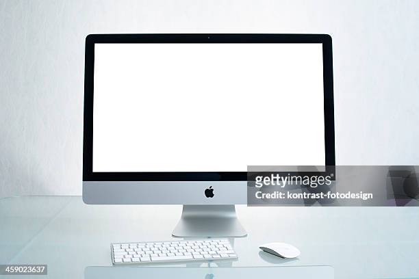 apple imac - editorial office stock pictures, royalty-free photos & images