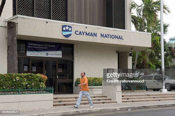 cayman national bank, george town - tax haven stock pictures, royalty-free photos & images
