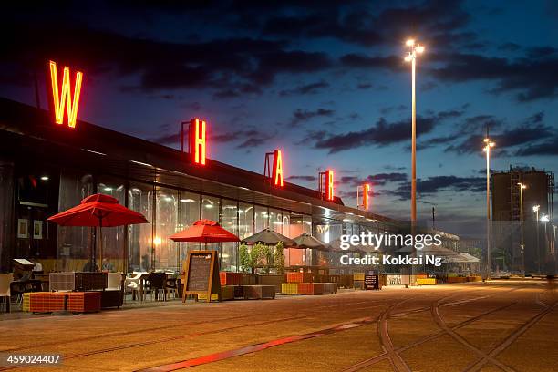 viaduct harbour restaurants - auckland food bildbanksfoton och bilder