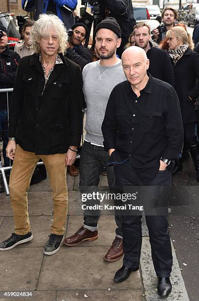 Bob Geldof Midge Ure Photos and Premium High Res Pictures - Getty Images