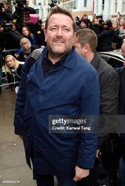 Guy Garvey from Elbow attends to record the Band Aid 30 single on November 15, 2014 in London, England.