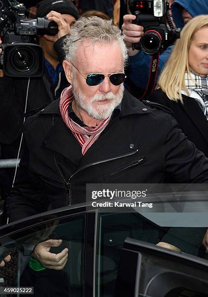 Roger Taylor attends to record the Band Aid 30 single on November 15, 2014 in London, England.