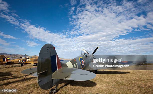 omaka air show, blenheim, new zealand - royal air force stock pictures, royalty-free photos & images