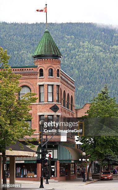 nelson town hall - nelson british columbia stock pictures, royalty-free photos & images