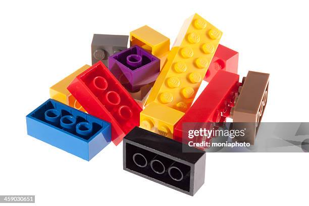 lego bricks - lego stockfoto's en -beelden