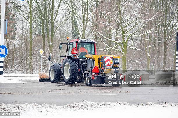 cleaning the road # 2 xxl - snow plow stock pictures, royalty-free photos & images