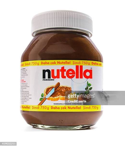 nutella - nutella stockfoto's en -beelden