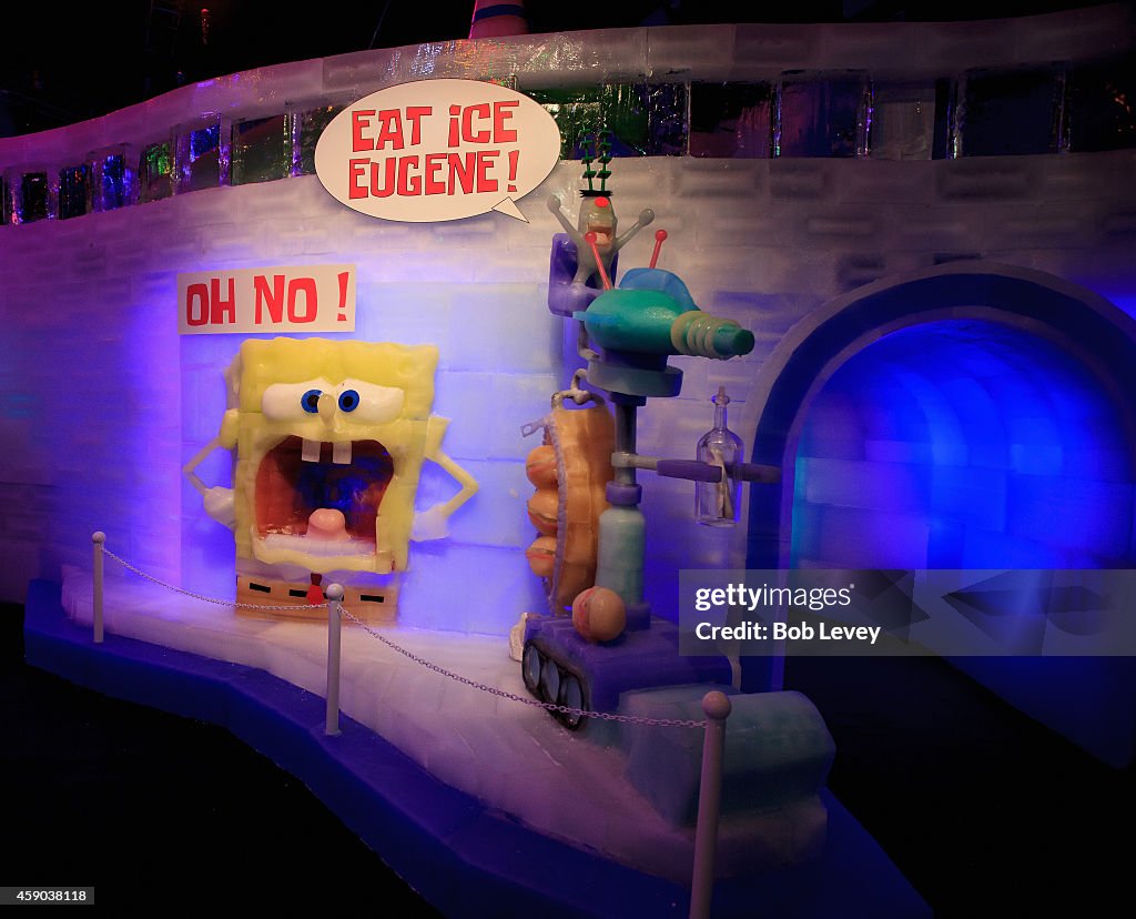 Nickelodeon And Moody Gardens Unveil Brand-New ICELAND: Ice Sculptures With SpongeBob SquarePants Attraction