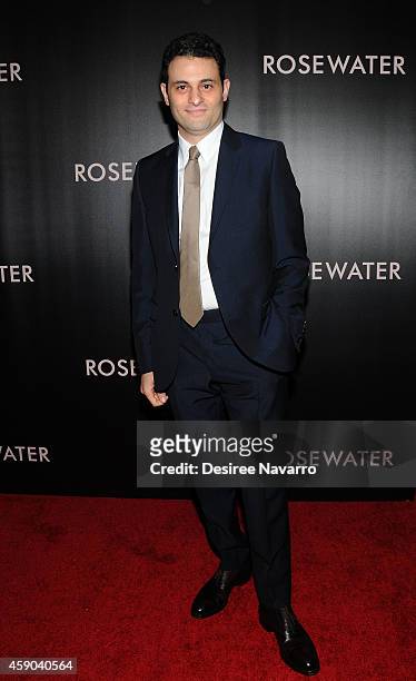 Actor Arian Moayed attends "Rosewater" New York Premiere at AMC Lincoln Square Theater on November 12, 2014 in New York City.