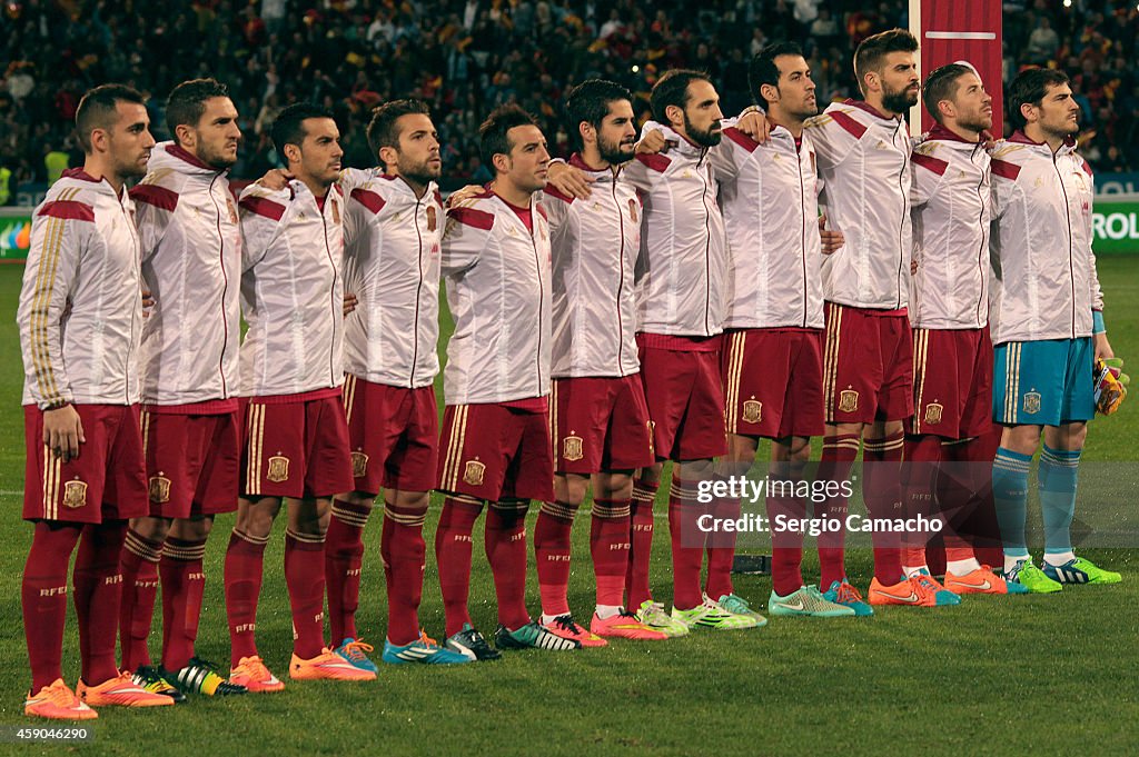 Spain V Belarus - Euro 2016 Qualifier