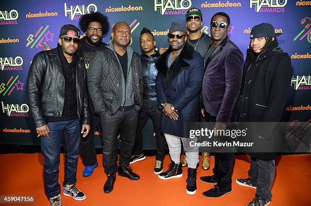 Musicians Tuba Gooding Jr., Questlove, James Poyser, "Captain" Kirk Douglas, Tariq "Black Thought" Trotter, Frank Knuckles, Ray Angry, and Mark...