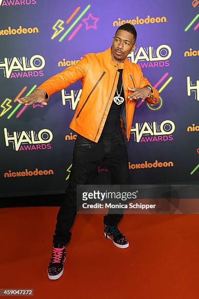 Nick Cannon attends the 2014 Nickelodeon HALO Awards at Pier 36 on November 15, 2014 in New York City.