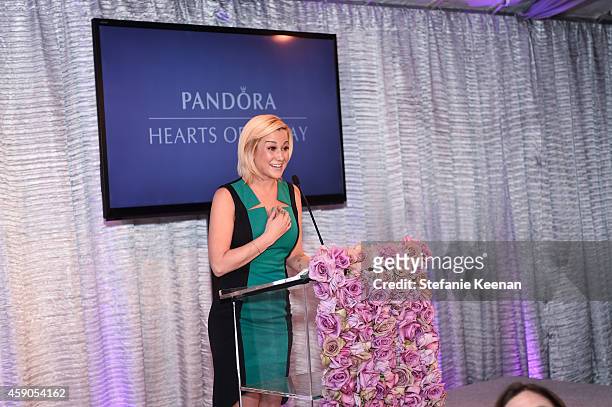 Kelli Pickler attends PANDORA Hearts Of Today Honoree Luncheon at Montage Beverly Hills on November 15, 2014 in Beverly Hills, California.