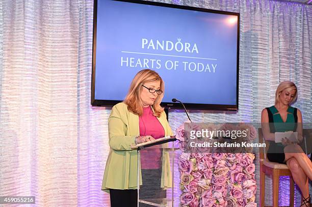 Pepper Schwartz attends PANDORA Hearts Of Today Honoree Luncheon at Montage Beverly Hills on November 15, 2014 in Beverly Hills, California.