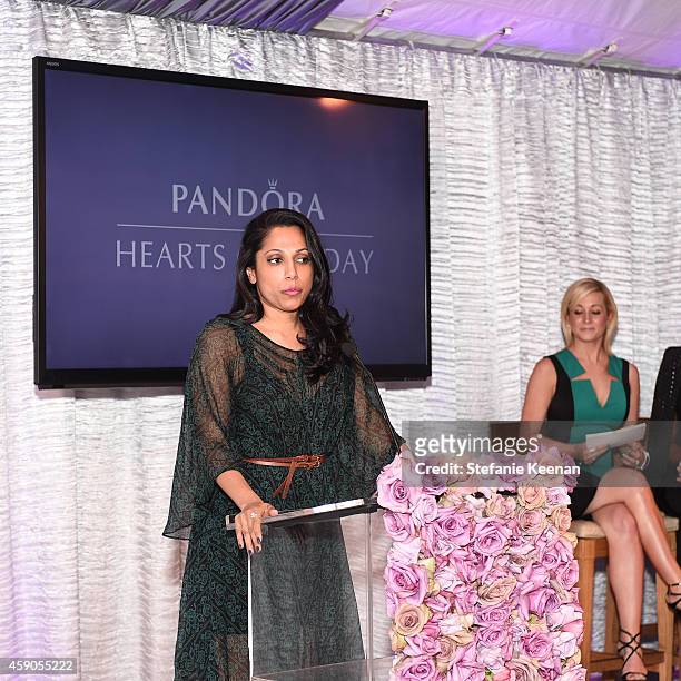Penny Abeywardena attends PANDORA Hearts Of Today Honoree Luncheon at Montage Beverly Hills on November 15, 2014 in Beverly Hills, California.