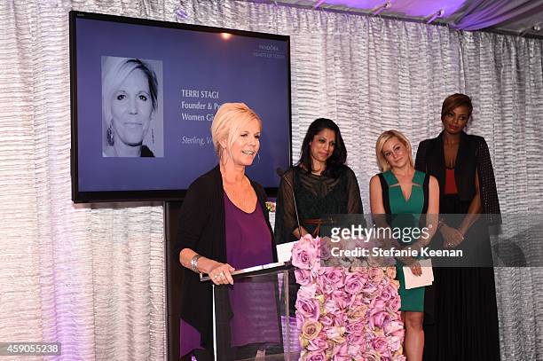 Terri Stagi attends PANDORA Hearts Of Today Honoree Luncheon at Montage Beverly Hills on November 15, 2014 in Beverly Hills, California.