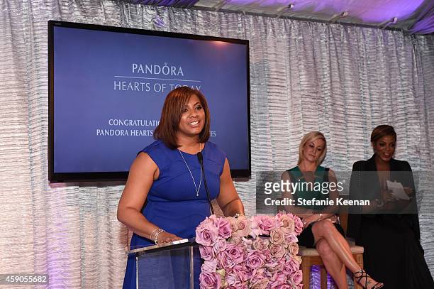 Keshia Holland attends PANDORA Hearts Of Today Honoree Luncheon at Montage Beverly Hills on November 15, 2014 in Beverly Hills, California.