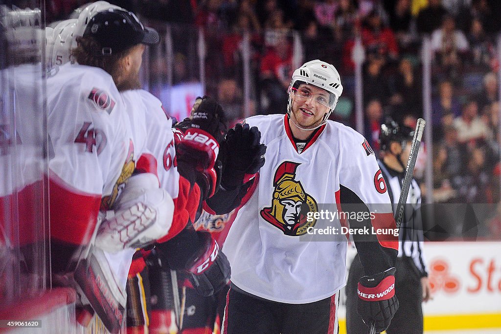 Ottawa Senators v Calgary Flames