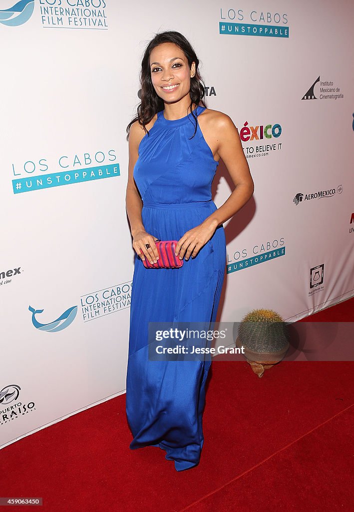 Rosario Dawson Attends The Los Cabos International Film Festival Closing Night Gala In Cabo San Lucas, Mexico