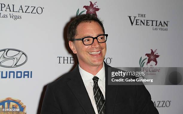 Actor Joshua Malina arrives at Live Your Passion Celebrity Benefit at The Venetian Las Vegas on November 15, 2014 in Las Vegas, Nevada.