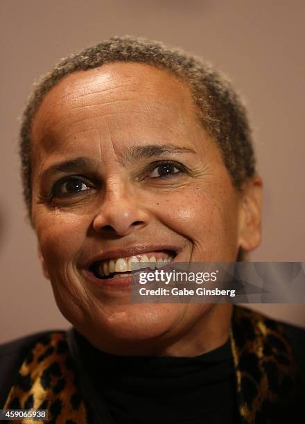 Actress Shari Belafonte arrives at Live Your Passion Celebrity Benefit at The Venetian Las Vegas on November 15, 2014 in Las Vegas, Nevada.