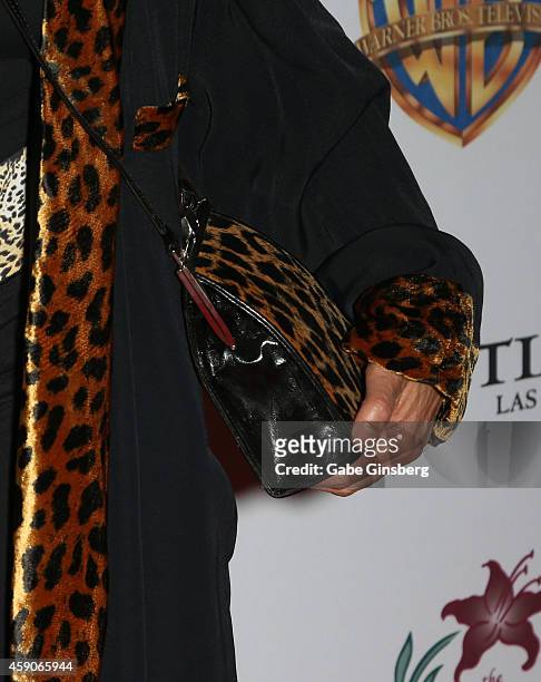 Actress Shari Belafonte arrives at Live Your Passion Celebrity Benefit at The Venetian Las Vegas on November 15, 2014 in Las Vegas, Nevada.