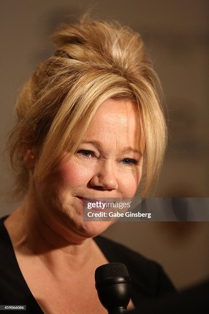 Comedian Rhea Actress/comedian Caroline Rhea speaks to an interviewer as she... News ...