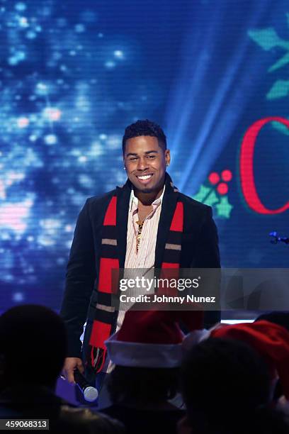 Bobby V. Performs on BET's "106 & Park" at BET Studios on December 19, 2013 in New York City.