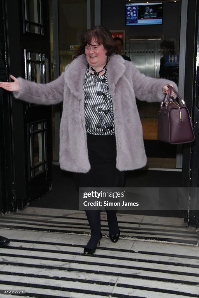 London Celebrity Sightings - November 16, 2014