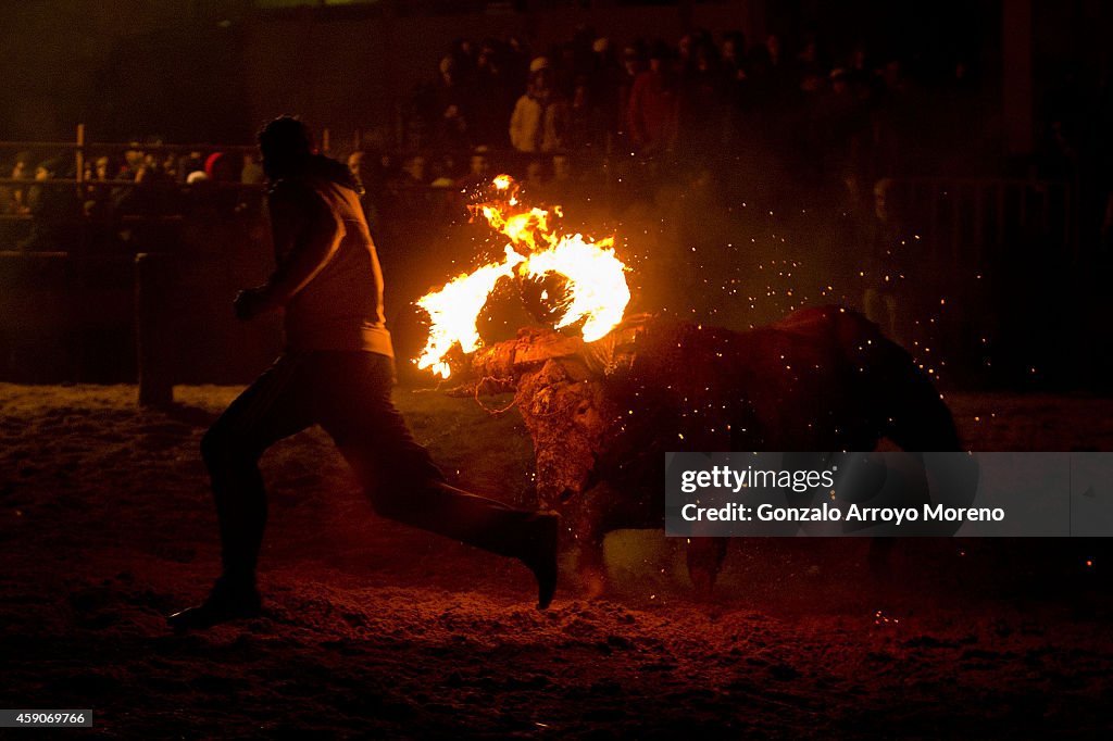 Fire Bull Festival Known as "Toro de Jubilo"