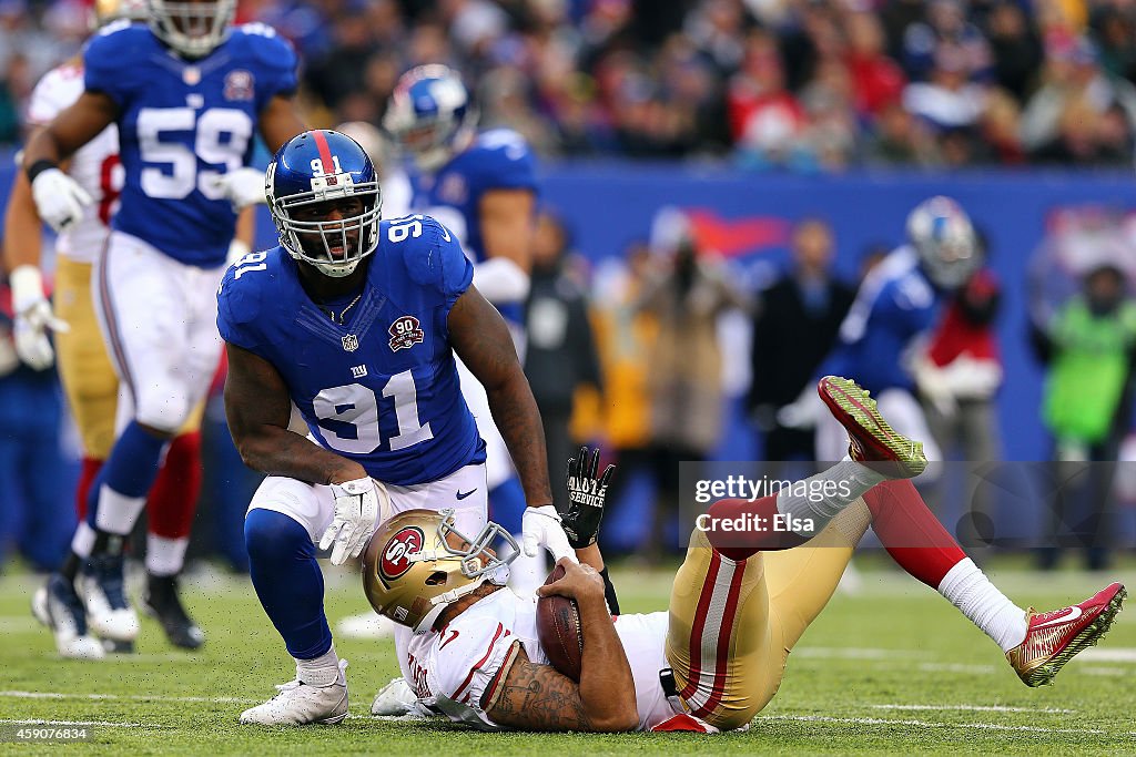 San Francisco 49ers v New York Giants