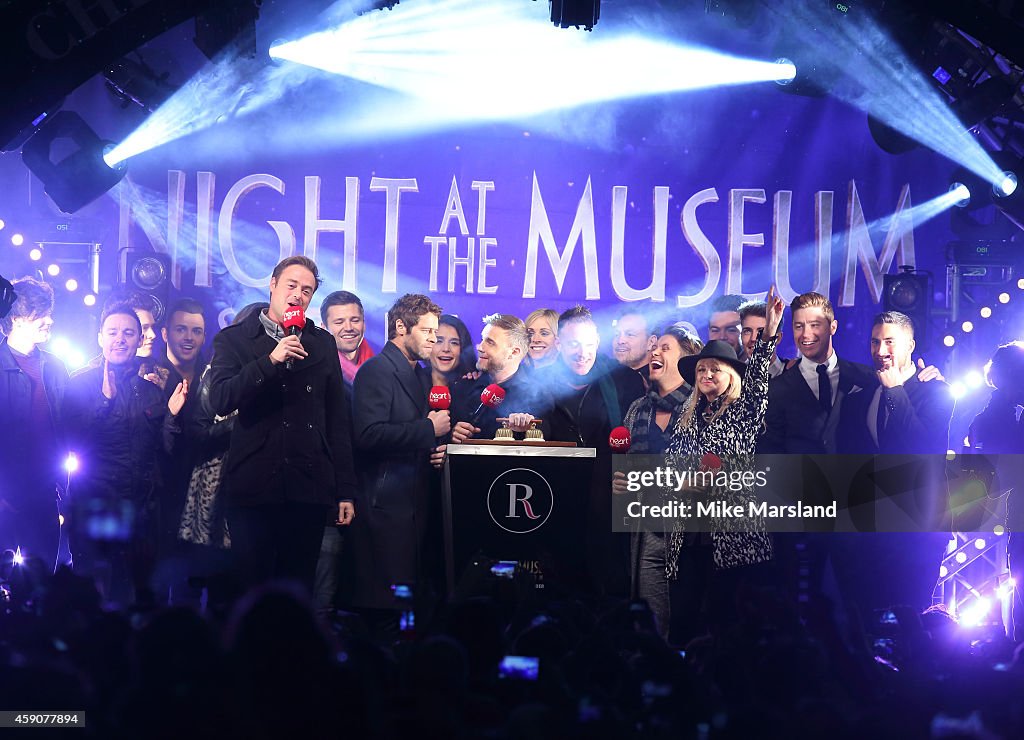 Take That Switch On The Regent Street Christmas Lights