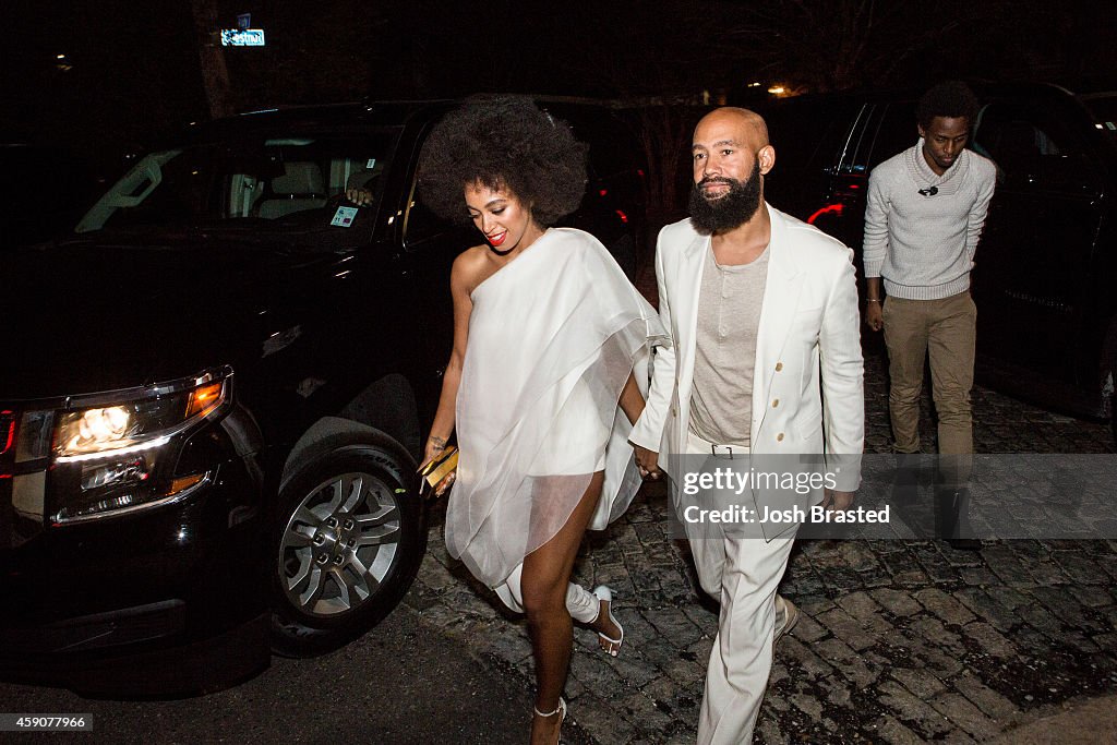 Solange Knowles Marries Alan Ferguson - Rehearsal Dinner