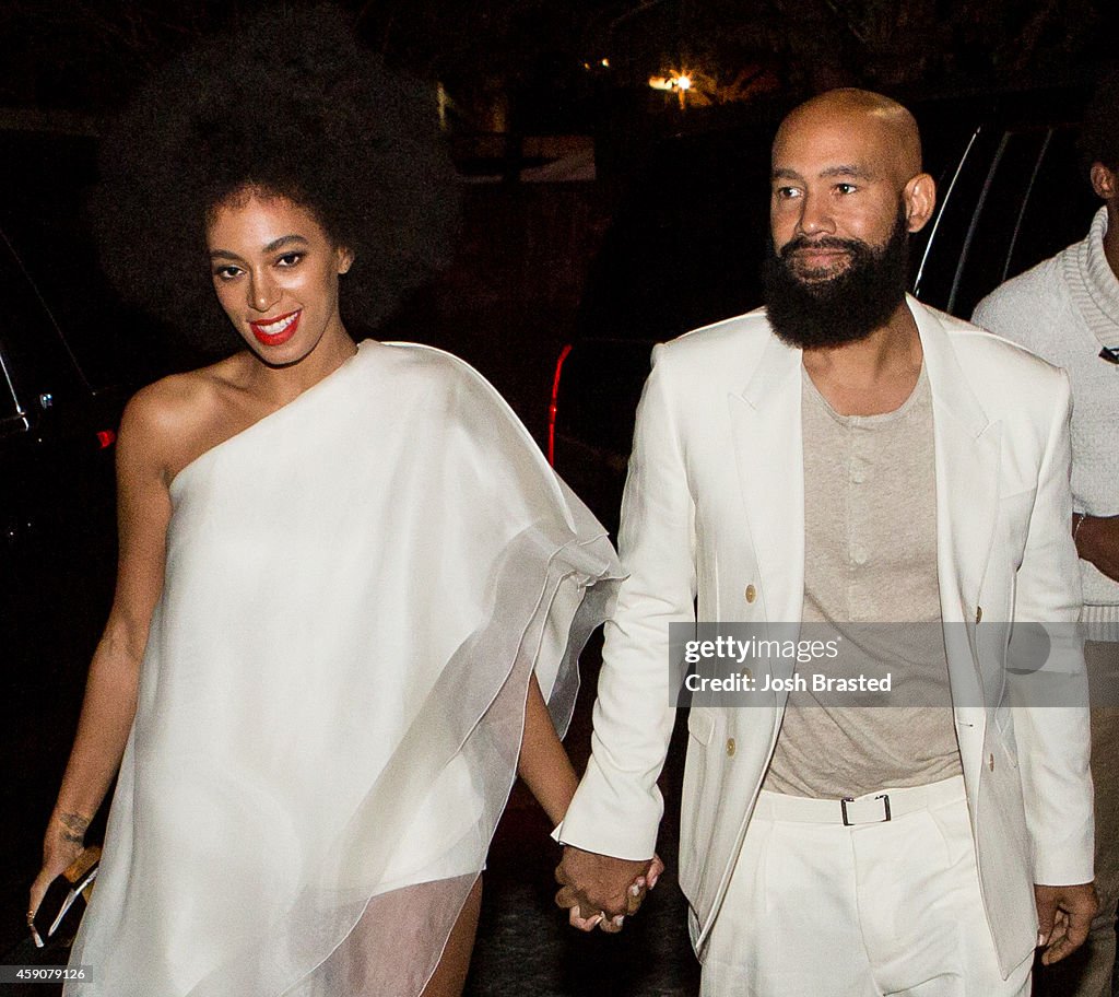 Solange Knowles Marries Alan Ferguson - Rehearsal Dinner