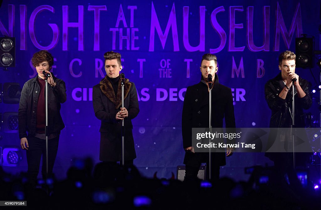 Take That Switch On The Regent Street Christmas Lights