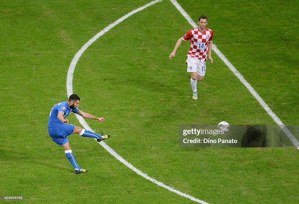 Italy v Croatia - EURO 2016 Qualifier